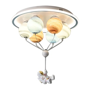 <span class=keywords><strong>Lampadario</strong></span> Astronauta per <span class=keywords><strong>Cameretta</strong></span> Bambini e Lampada Orso per Bambine, Globo Rotante in Ferro con LED, Illuminazione per Camera da Letto dei Bambini - Product Image 5