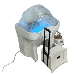 Bac à shampoing portable KISEN pour thérapie aquatique, sans plomberie, lavabo mobile pour spa capillaire, équipement de salon avec réservoir de 50L et poignée - Product Image 1