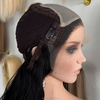 Perruque juive 100% naturelle en cheveux humains ondulés, vierges bruts, super double drawn, couleur naturelle, cheveux européens non traités