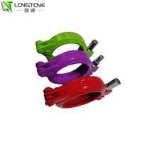 Le plus nouveau boulon en acier allié pompe à béton collier de serrage raccord Snap pour Putzmeister pour Sany Schwing joint de tuyau de pompe de haute qualité