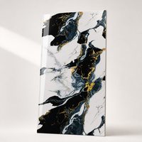 Panneau décoratif en marbre classique avec revêtement UV, taille personnalisée, OEM, imperméable, en rouleau, pour usage commercial et résidentiel
