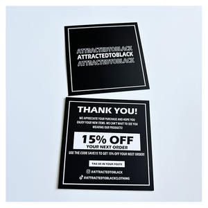 การ์ดกระดาษรูปทรงตัดตามสั่ง พร้อมโลโก้บริษัท สำหรับการ์ดอวยพร มีรูเจาะ สำหรับใช้ในการส่งเสริมการขาย - Product Image 4