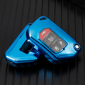 吉普道奇切诺基叛徒指南针卢比圈钥匙扣包配件厂TPU高级软汽车钥匙扣外壳 - Product Image 3