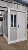 Toilettes et salle de bain préfabriquées portables de 20 pieds avec lavabo, douche, WC, séparation humide/sèche pour hôtel, camping, utilisation en extérieur