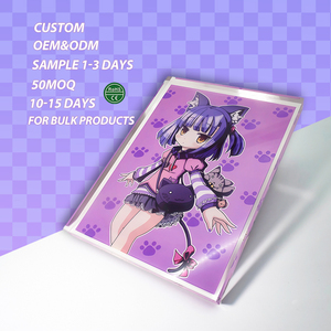 HanxinPromotion of Cartoon Anime Transparent Plastic Crafts Size/Color Anime Cartoon Custom Acrylic Brick