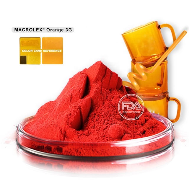 LANXESS 3G Orange Solvent Dye Hard Glue Plastic Magolis Solvent Orange 60 MACROLEX Orange 3G Dyestuff Powder Appearance