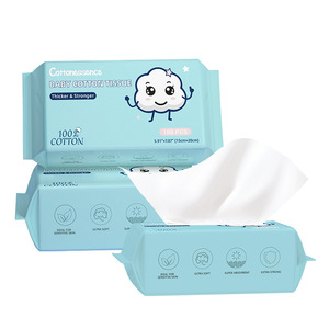 Không Dệt Dùng Một Lần Mặt Mô Giấy Khô Khăn Lau Ướt Nhanh Khô Mềm Rửa Mặt Dành Cho Người Lớn Chăm Sóc Em Bé - Product Image 2