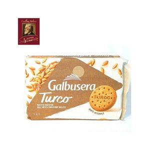Biscuits aux céréales entières Snack Turco Recette digestive Galbusera 400 g GVerdi Sélection de nourriture italienne Biscuits au blé entier Digestive - Product Image 1