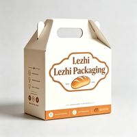 Boîte d'emballage portable de gâteau personnalisé en gros pour l'emballage de tarte aux œufs à sandwich