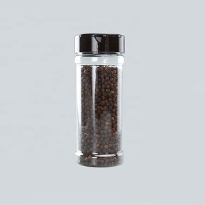 Wholesale price 8 oz 250ml Clear Jars Bottles pepper spice salt plastic bottle