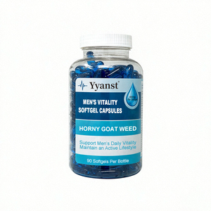 Gélules de Horny Goat Weed 800mg, 90 unités – Complément Herbal Végétarien pour Soutenir la Vitalité Quotidienne Masculine et Maintenir l'Activité - Product Image 1