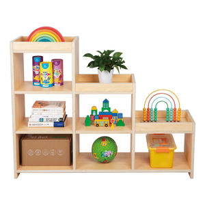 Estantería de Madera con <span class=keywords><strong>Escalera</strong></span>, Mueble de Juguetes Montessori, Estantería para Libros, Exhibición para Niños, Escuela, Hogar - Product Image 1