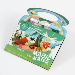 Buku Mewarnai Ajaib Air untuk Anak-Anak dengan Pena, Mainan Menggambar dan Melukis, Papan Gambar, Buku Mewarnai Edukatif Grosir - Product Image 4
