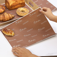 Papier d'emballage en gros pour charcuterie, emballage alimentaire, plateau à gâteaux, papier sulfurisé personnalisé avec logo, résistant à la graisse et à l'huile pour sandwichs