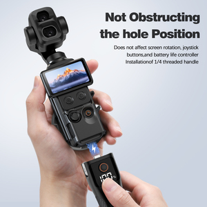 Nouveau support d'accessoires pour caméra sportive, cage métallique magnétique compatible avec <span class=keywords><strong>DJI</strong></span> <span class=keywords><strong>Osmo</strong></span> <span class=keywords><strong>Pocket</strong></span> 4/4Pro, emballé - Product Image 5