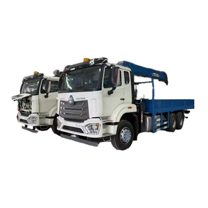 Howo איכות יציבה בשימוש משאית רכוב מנוף הידראולי זרוע טלסקופית ציוד הרמת מנוף נייד - Product Image 1