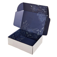 Boîtes d'expédition personnalisées en carton ondulé, type avion, avec inserts pour cosmétiques, cadeaux et emballages de vente au détail