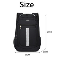 Mochila para Portátil Oxford de Gran Capacidad de 15.6 Pulgadas, con Logotipo Personalizado, Informal, para Estudiantes