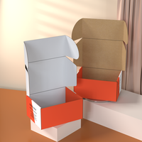 Boîtes de papier d'emballage de produit faites sur commande pleine impression Boîtes d'emballage électriques et électroniques PBAT Boîtes ondulées
