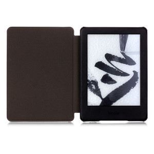 Usine En Gros Coton Tissu PU Cuir De Protection Ebook Couverture étui pour 2018 amazon <span class=keywords><strong>Kindle</strong></span> Paperwhite 4 10e Génération - Product Image 3