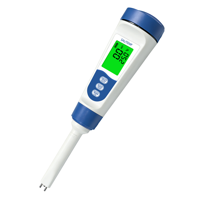 2026 New Factory Professional Handheld Salinity Meter Digital Salinity Meter with LCD Backlight