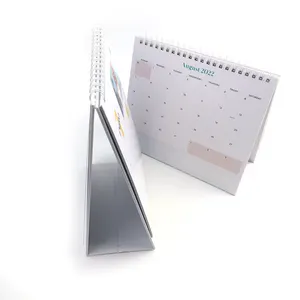 1250 г/кв. М настольный календарь с спиральным Переплетным столом календарь
