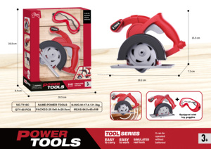 LASIVE TOY Jouets <span class=keywords><strong>d</strong></span>'imitation pour enfants à friction, outils de jeu de simulation : perceuse, meuleuse <span class=keywords><strong>d</strong></span>'<span class=keywords><strong>angle</strong></span>, scie circulaire, <span class=keywords><strong>jouet</strong></span> <span class=keywords><strong>d</strong></span>'ingénieur de construction - Product Image 3