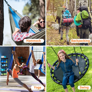 C601S1H3 venta al por mayor bajo <span class=keywords><strong>precio</strong></span> llavero resistente mosquetón giratorio gancho Clip hebilla aluminio 4KN correa <span class=keywords><strong>de</strong></span> perro mosquetón - Product Image 5