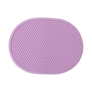 Hottest Nordic Simple Design <b>Silicone</b> Insulation <b>Mat</b> Home Kitchen Plate Dining Table <b>Mat</b> Set Modern Style Wholesale - Product Image 6
