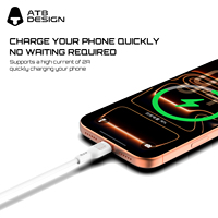 Câble de données pour téléphone portable en silicone de couleur tendance, chargeur portable, câble USB c résistant pour Samsung/Xiaomi/OPPO
