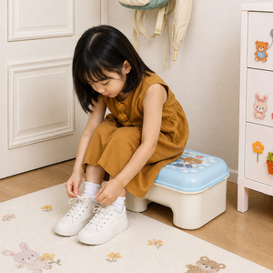 Cartoon Retractable Toilet <b>Stool</b> For Kids Apple Shaped <b>Plastic</b> Footrest Bath Potty Step <b>Stool</b> Multifunctional <b>Stool</b> - Product Image 3