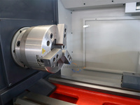 Torno CNC de Cama Plana Horizontal CK6140, Máquina de Torneado de Alta Precisión para Piezas Metálicas y Mecanizado de Ejes
