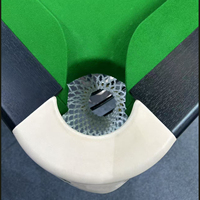Table de billard en ardoise de 45 mm, table de billard en bois massif, table de billard certifiée pour les compétitions, utilisation en club sur mesure