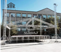 Truss en alliage d'aluminium Support d'éclairage Cadre Truss Tube carré de scène mobile Fabricant