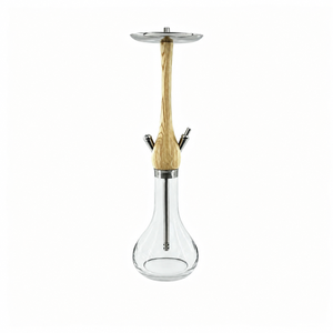 Cachimba Decorativa de Lujo, Juego de Pipa de Agua para Shisha, Base de Vidrio Grabado, Vástago de Metal, Multicolor, Estilo Regalo para el Hogar o Salón - Product Image 6