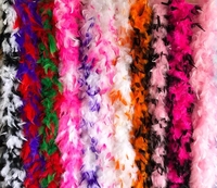 Vente en gros 40g 60g 80g 100g 120g 200g 250g Turquie Chandelle Boa Turquie Boas Plume pour Performance Party Dance Costume Vêtement