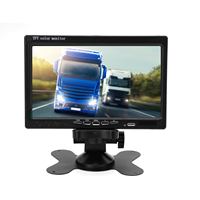Moniteur de vue arrière de couleur de voiture de TFT de 7 pouces pour la voiture, SUV, machine de maïs, moissonneuse, véhicules d'ingénierie