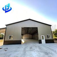 Edificio de Almacén Prefabricado Industrial |   Estructura de Acero de Vano Abierto |   Almacenamiento Resistente a la Intemperie para Equipos Pesados