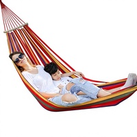 Hamac 2 places en toile résistante aux chocs SYNC pour l'extérieur, équipement de camping pliable et portable, capacité de charge de 600 livres, chaise pour balcons