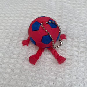 พวงกุญแจรูปลูกฟุตบอลพิมพ์ 3 มิติ MSYO ข้อต่อขยับได้ ของเล่นรูปนักฟุต<span class=keywords><strong>บอล</strong></span> ตกแต่งกระเป๋า สำหรับแฟนกีฬา ฟุตบอล<span class=keywords><strong>โลก</strong></span> - Product Image 3