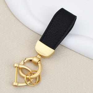 Porte-clés en cuir PU et métal personnalisé de haute qualité, logo de marque personnalisé, souvenir, promotionnel, vente en gros - Product Image 5