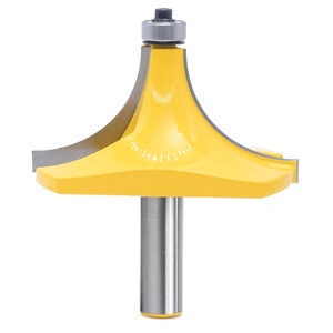 ラウンドオーバールータービット半径1- 1/2 "コーナーラウンドエッジ形成カッターラウンドプロファイリングボールベアリングガイド1/2" シャンク - Product Image 1