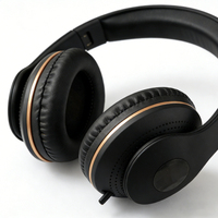 Casque filaire pliable avec audio stéréo HD, bonnes affaires, casque de jeu filaire supra-auriculaire avec bandeau réglable