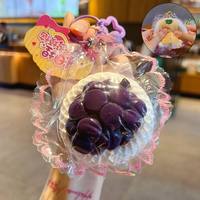 Nouvelles figurines sensorielles anti-stress en TPR, jouets souple à presser en forme de fruits, porte-clés, vente en gros