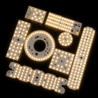 Usine de fabrication de PCB et de PCBA, plaque LED en aluminium sur mesure, couleur blanche, 2835smd 3030smd 3535smd 5050smd
