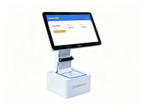 Terminal de point de vente tactile tout-en-un Windows série A19, boîtier métallique ultra-fin, design compact, écran secondaire en option, Intel