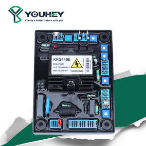 Régulateur de tension AVR pour générateur triphasé sans balais KRS440 avec protection contre les sous-fréquences, carte de régulation de courant alternatif - Product Image 4