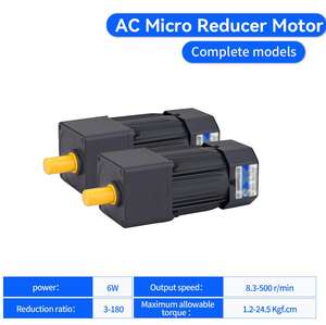Enkele Drie Fase 110V 220V 380V 25W 30W 40W 60W 90W <span class=keywords><strong>Ac</strong></span> Versnellingsbak <span class=keywords><strong>Motor</strong></span> Met Remsnelheidsregelaar - Product Image 2