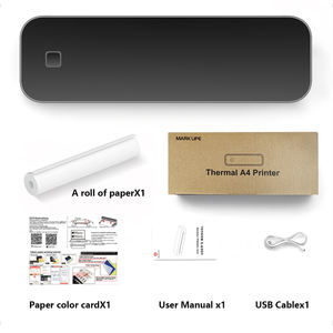 <span class=keywords><strong>Imprimante</strong></span> thermique portable A4 sans fil Bluetooth sans encre pour les petites entreprises, interface téléphone, <span class=keywords><strong>ordinateur</strong></span>, point d'accès mobile, utilisation au <span class=keywords><strong>bureau</strong></span> - Product Image 6