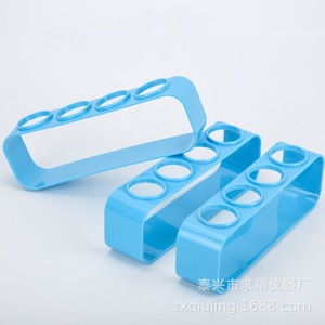 Test Tube Rack 4 Hole Blue Plastic Lab Equipment For Test Tubes - Product Image 2